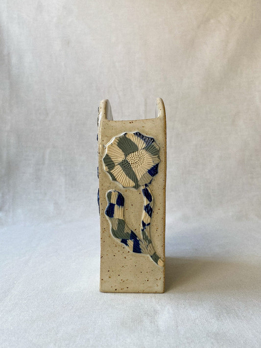 Nerikomi Wall Vase – Rain