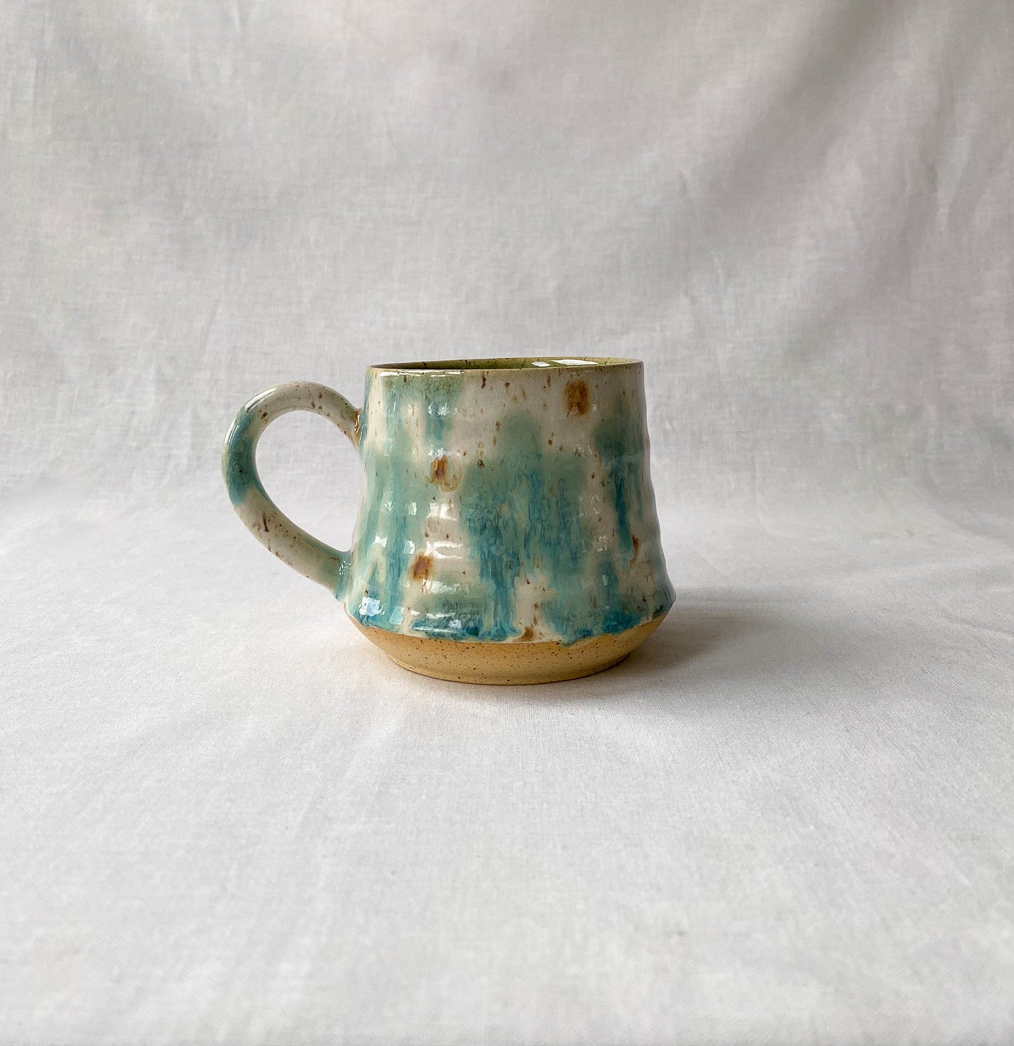 Green Flower Mug