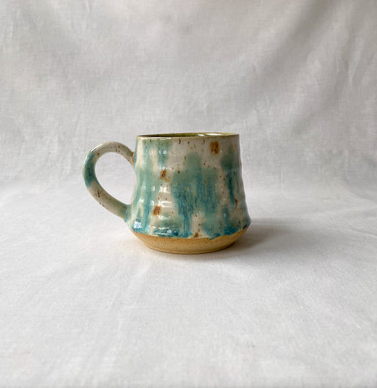Green Flower Mug