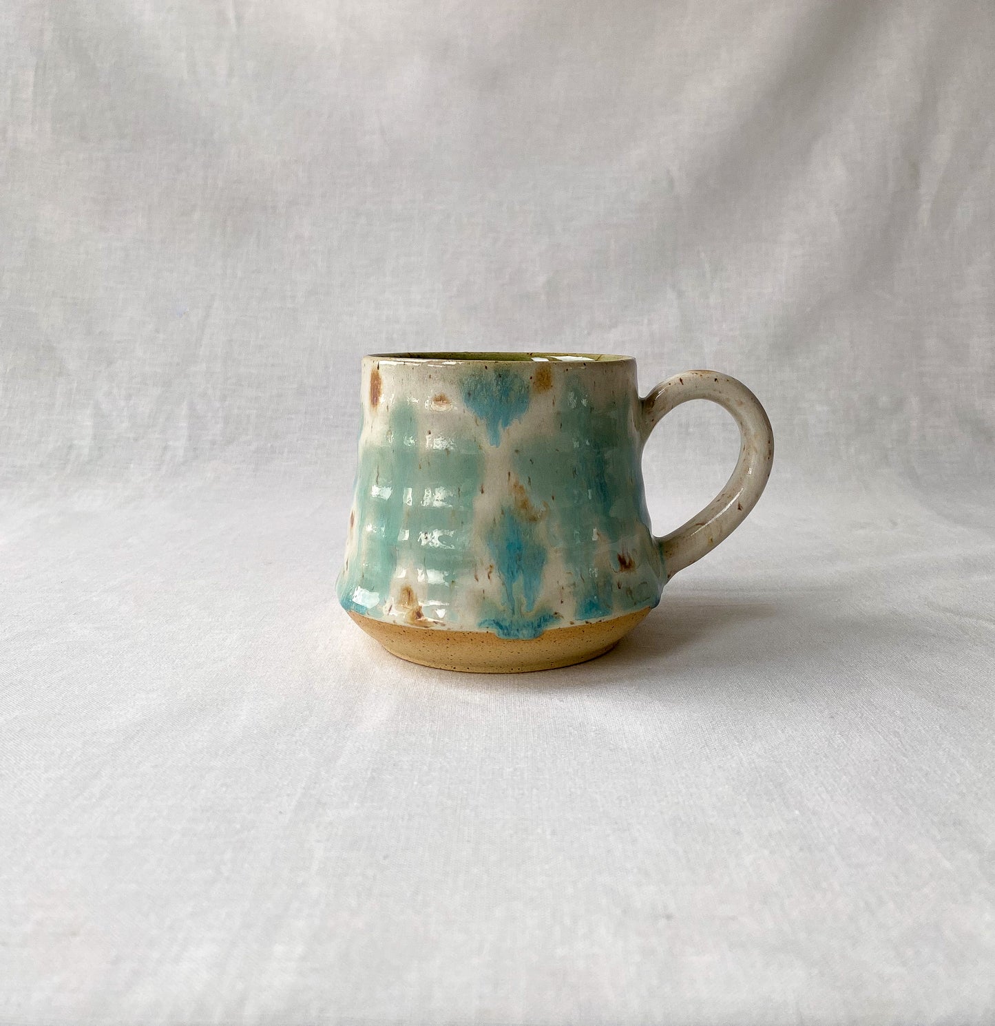 Green Flower Mug