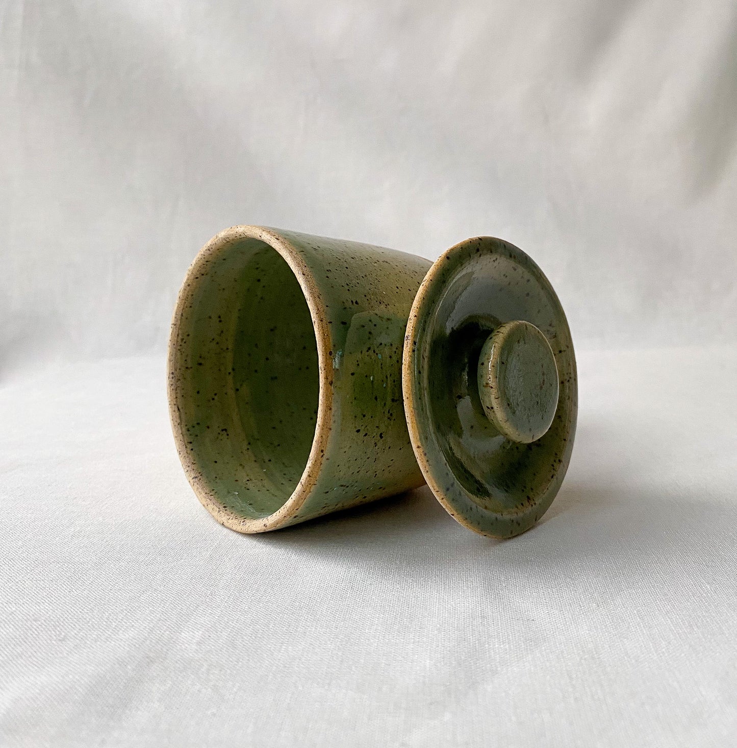 Small Jade Tulip Jar