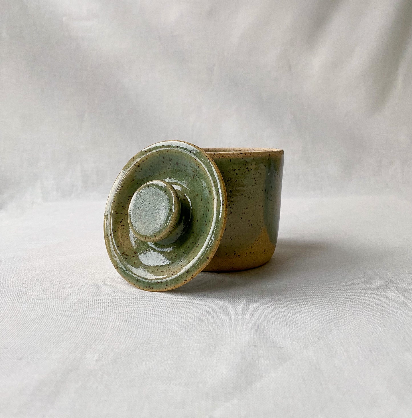 Small Jade Tulip Jar