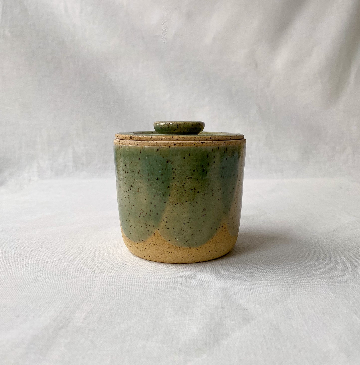 Small Jade Tulip Jar