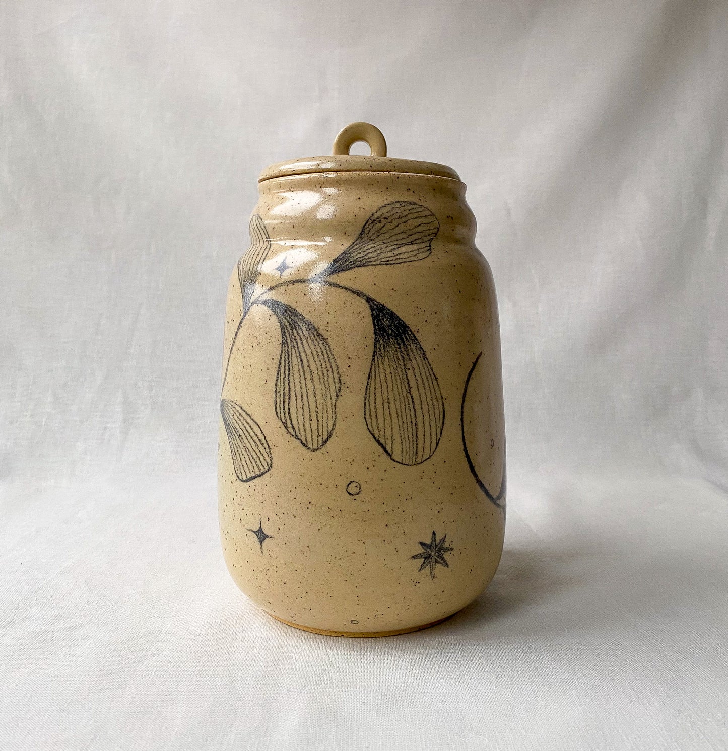 Leaf + Star Jar