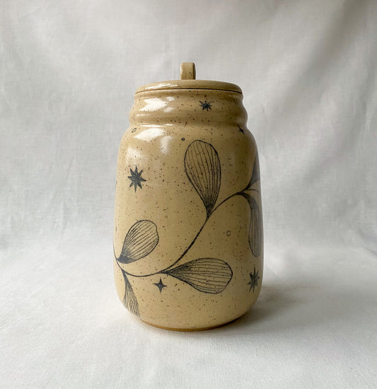 Leaf + Star Jar