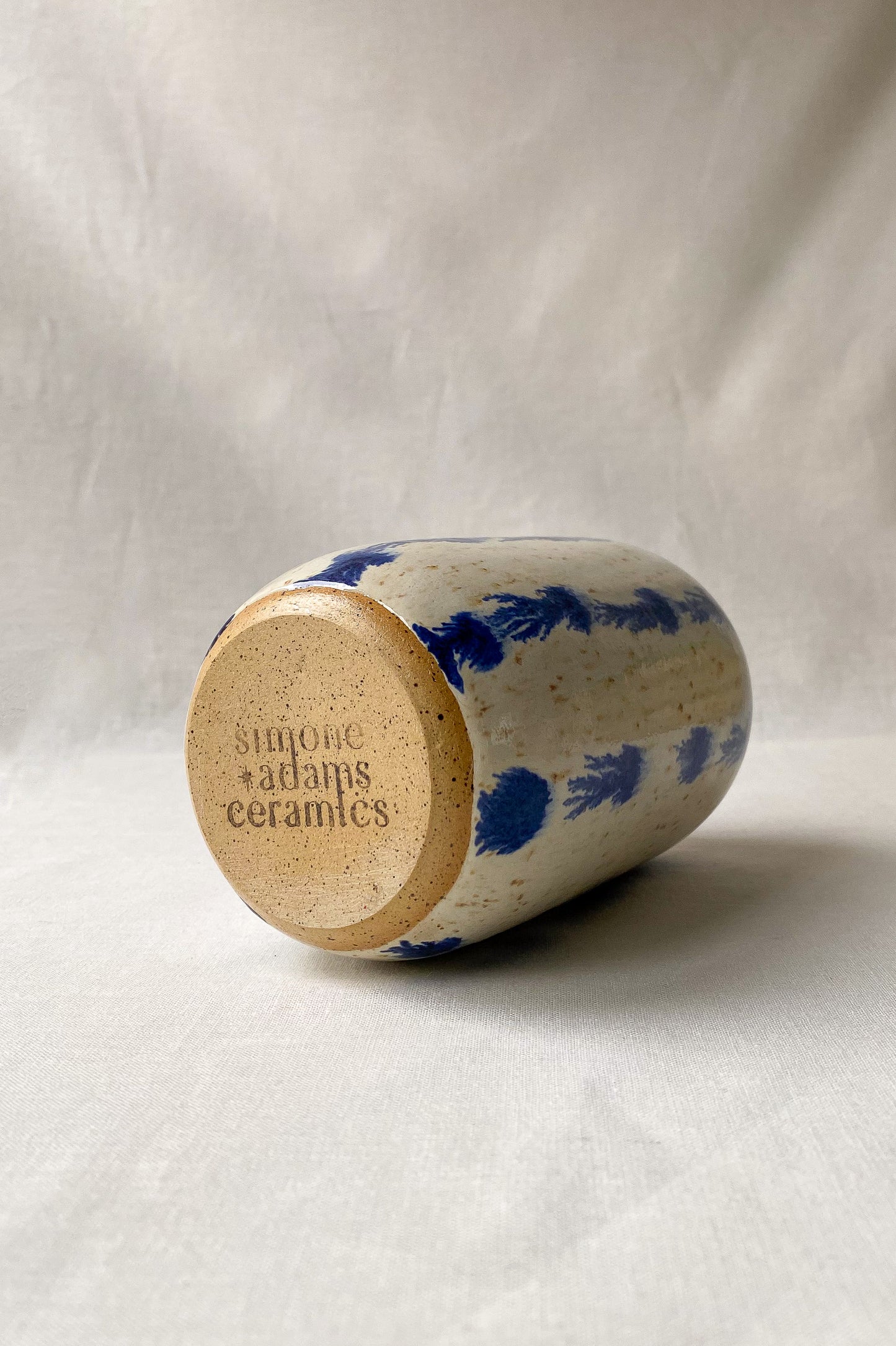 Cobalt + White Pill Vase