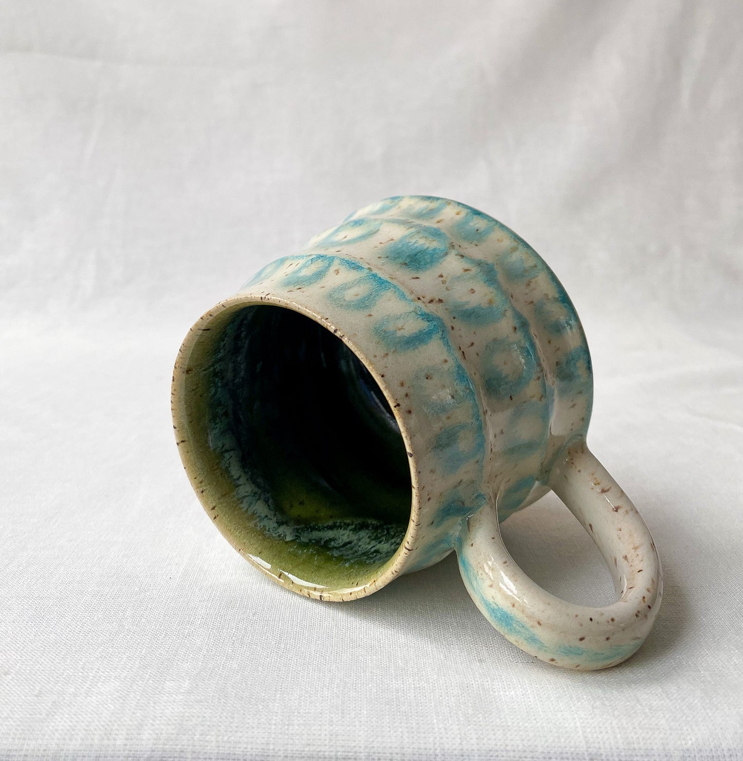 Turquoise Loop Mug