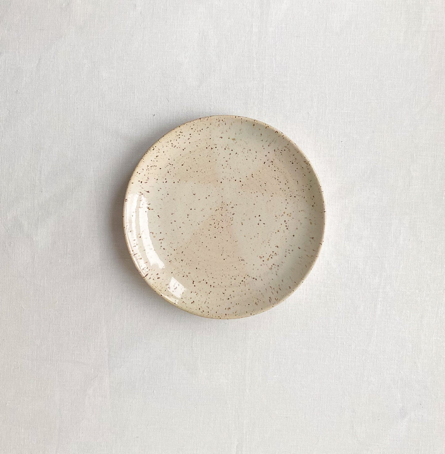 Speckled White Side Plates