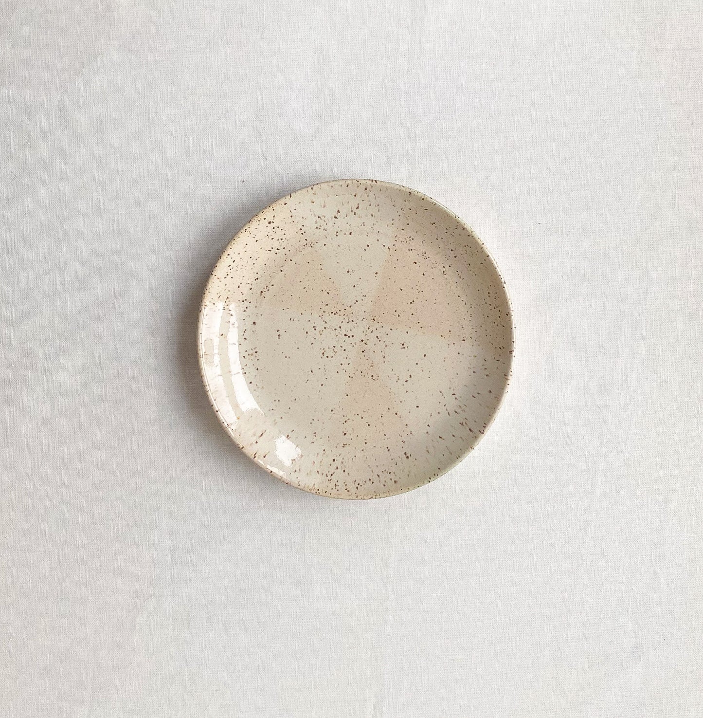 Speckled White Side Plates