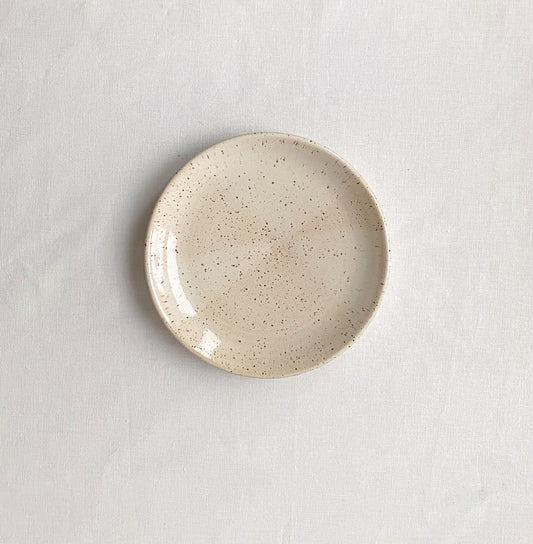 Speckled White Side Plates