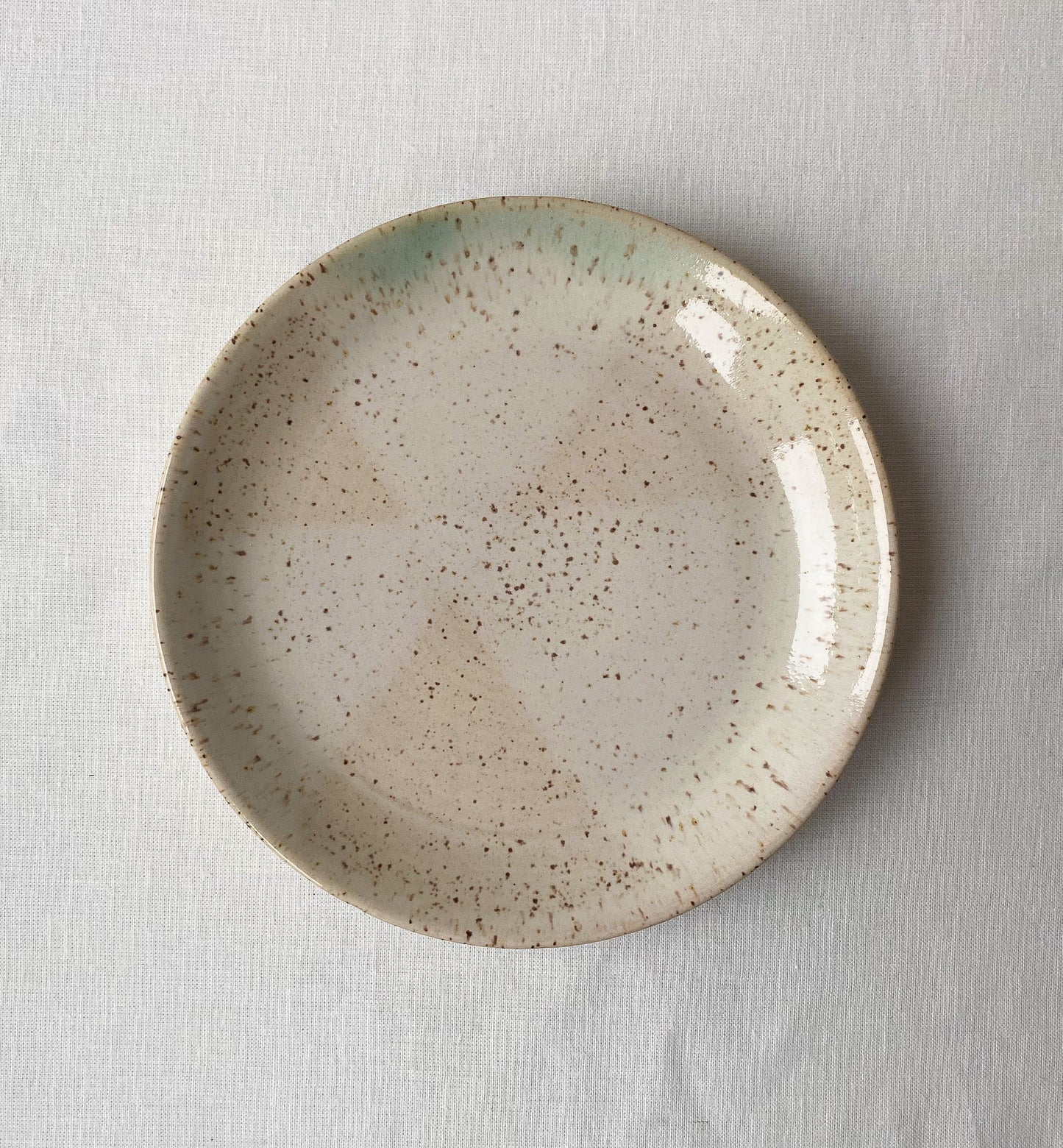 Speckled White Side Plates