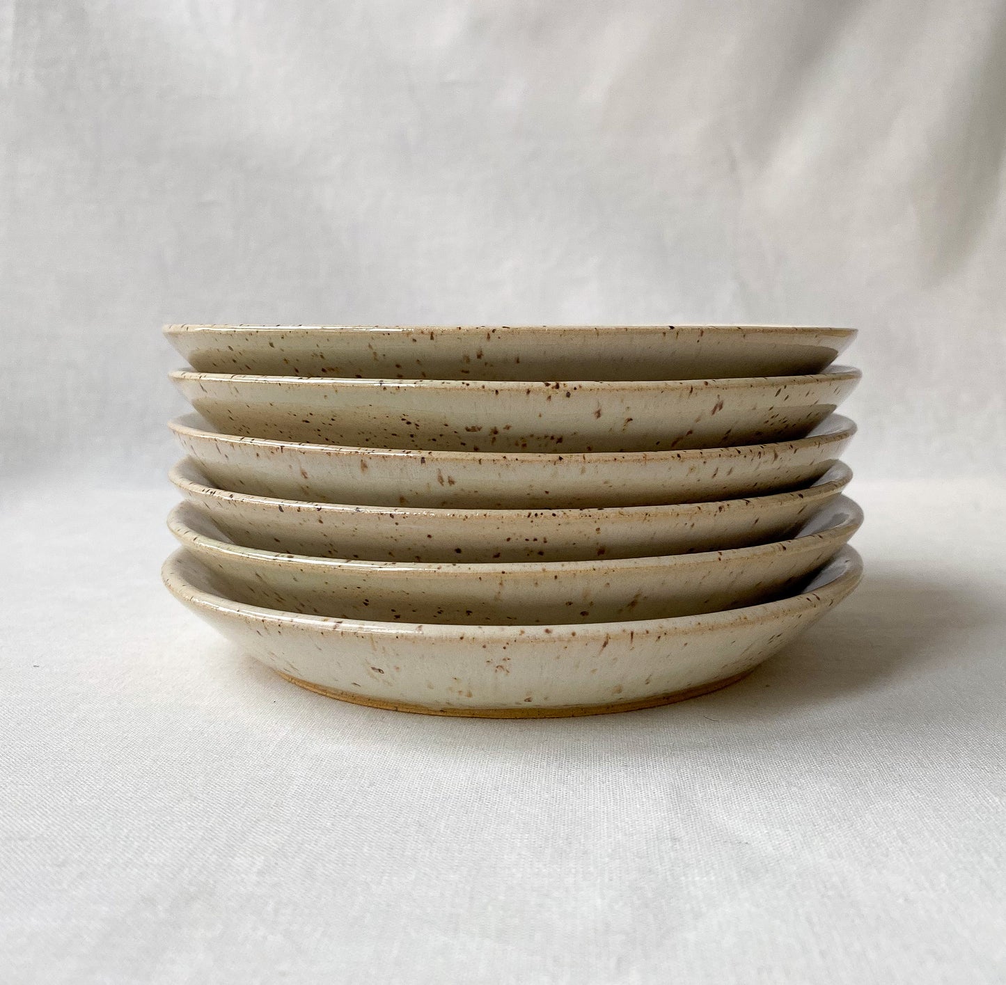 Speckled White Side Plates