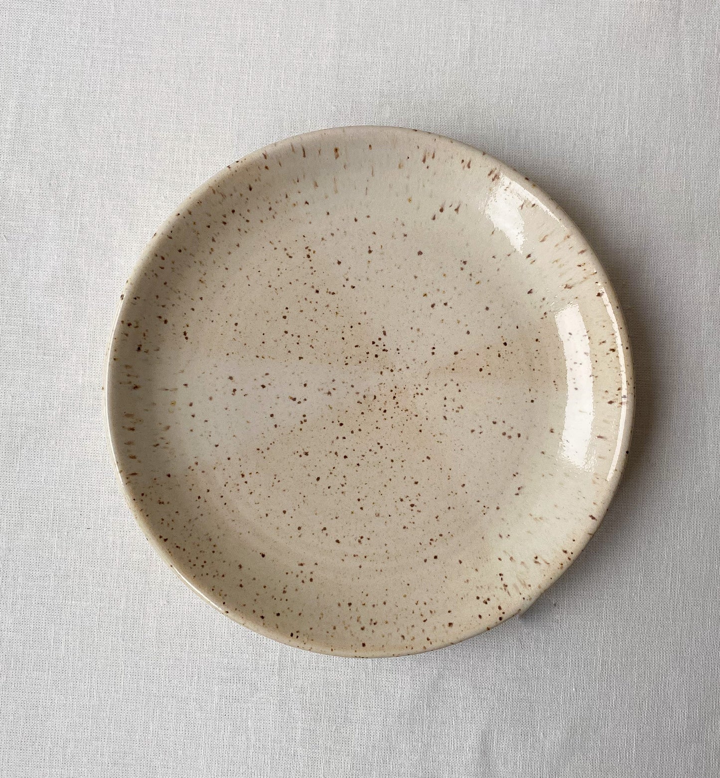 Speckled White Side Plates