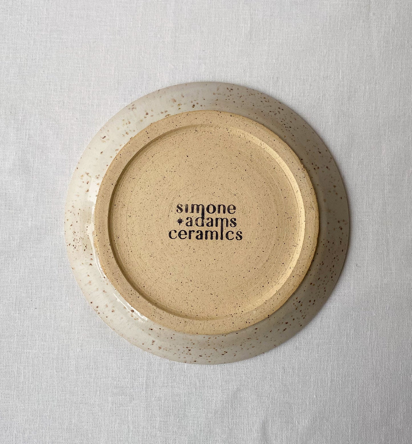 Speckled White Side Plates