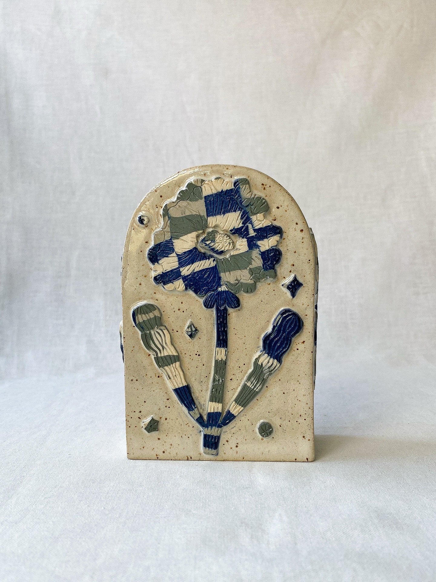 Nerikomi Wall Vase – Rain