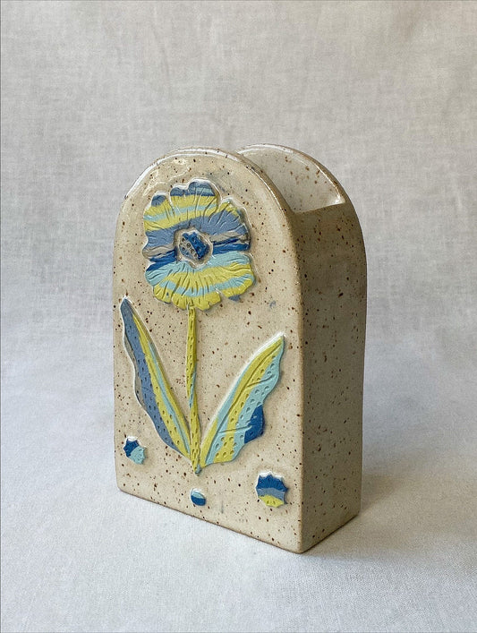 Nerikomi Wall Vase – Spring